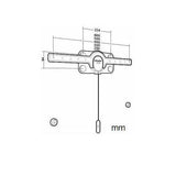 supporto per tv a parete nilox amer044060 fixit
