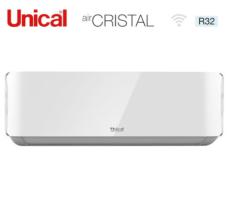 unical unita interna a parete unical air cristal 10000 btu kmun 10hi r 32 wi fi optional