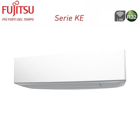 unita interna a parete fujitsu serie ke white 7000 btu asyg07ketf r 32 wi fi integrato colore bianco