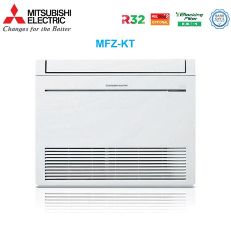 unita interna a pavimento mitsubishi inverter 9000 btu mfz kt25vg r 32 telecomando incluso