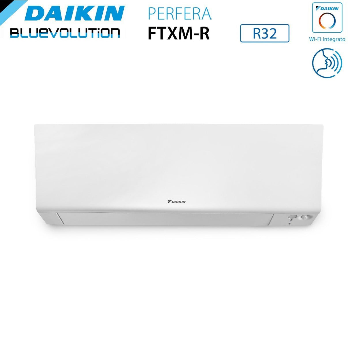 climatizzatore condizionatore daikin bluevolution dual split inverter serie ftxm r perfera wall 5+9 con 2mxm40a r 32 wi fi integrato 5000+9000 garanzia italiana
