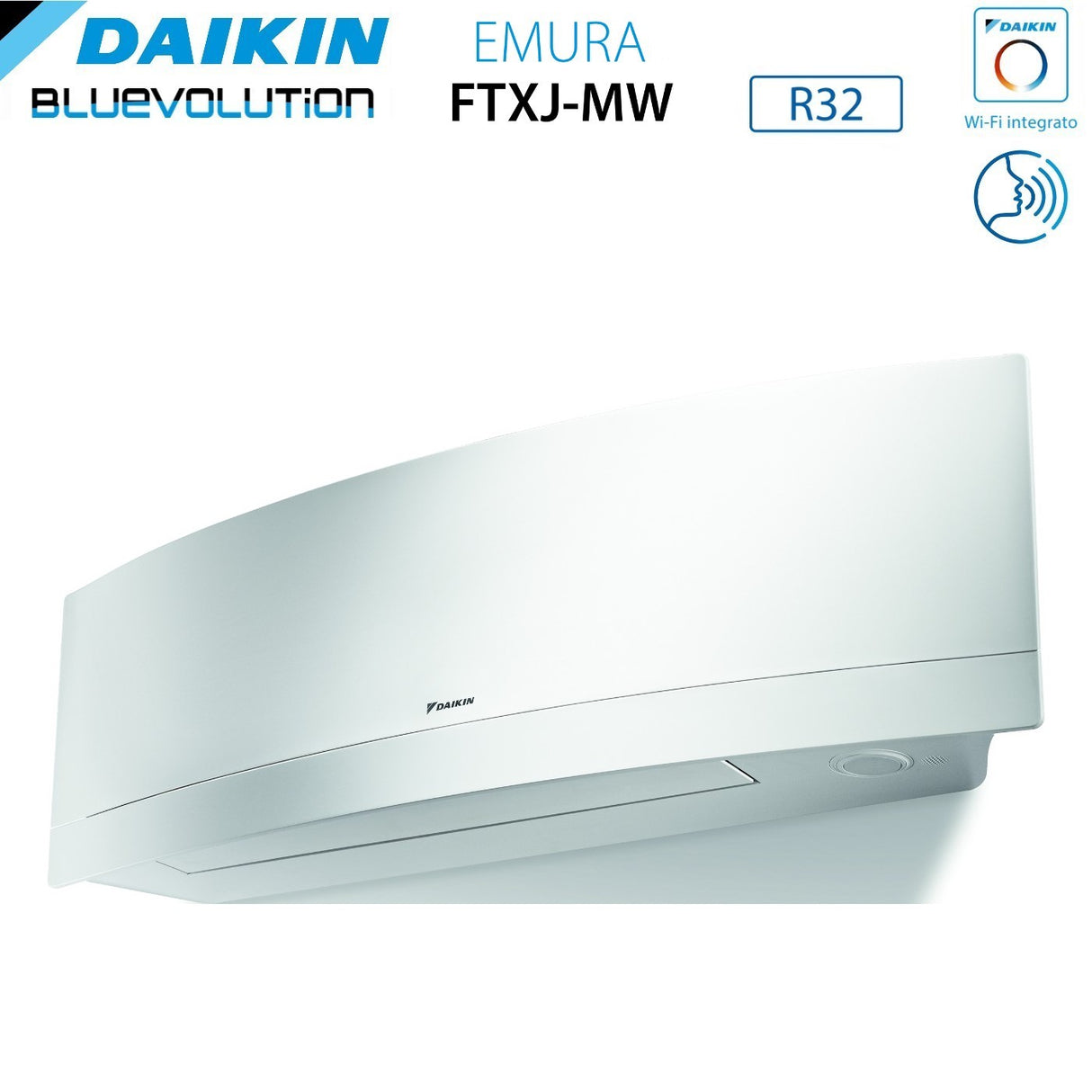 climatizzatore condizionatore daikin bluevolution inverter serie emura white 12000 btu ftxj35mw wi fi r 32 a__