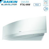 climatizzatore condizionatore daikin bluevolution inverter serie emura white 7000 btu ftxj20mw wi fi r 32 a___