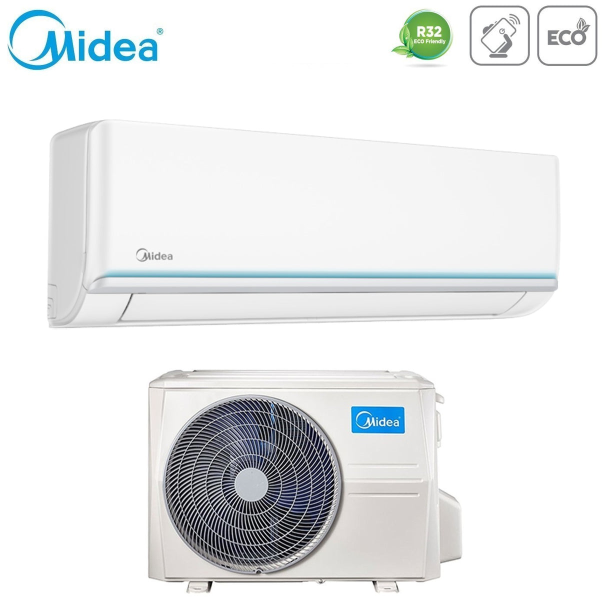 climatizzatore condizionatore midea inverter serie evolution 18000 btu msagxcu 18hrfn8 r 32 wi fi optional classe a__ a_