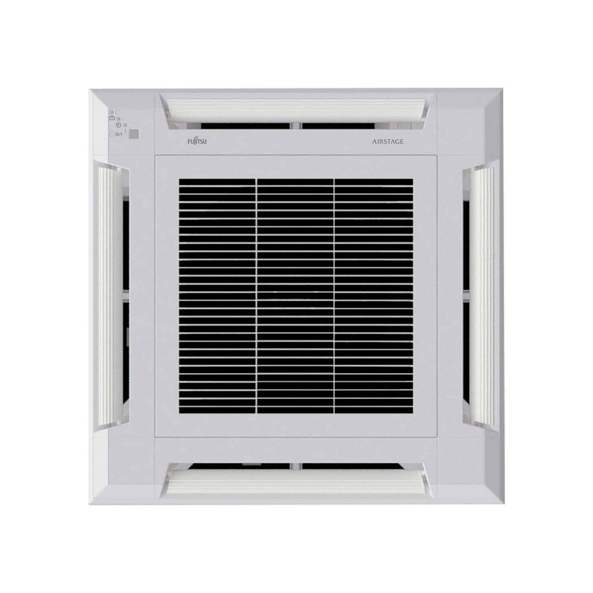 fujitsu condizionatore a cassetta fujitsu kv eco 12000 btu auxg12kvla r 32 wi fi optional con griglia e telecomando