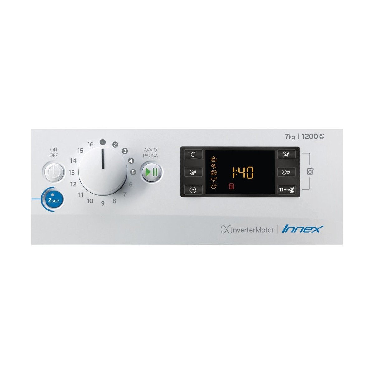 lav.indesit 7kg d 1200 rpm display