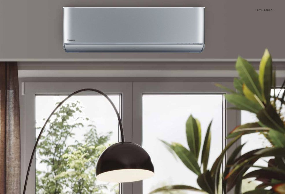 panasonic dual split inverter etherea silver 9000_12000 con cu 2e18sbe