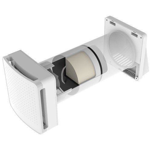 recuperatore di calore a parete monostanza vecamco modello h60 rc con comando remoto