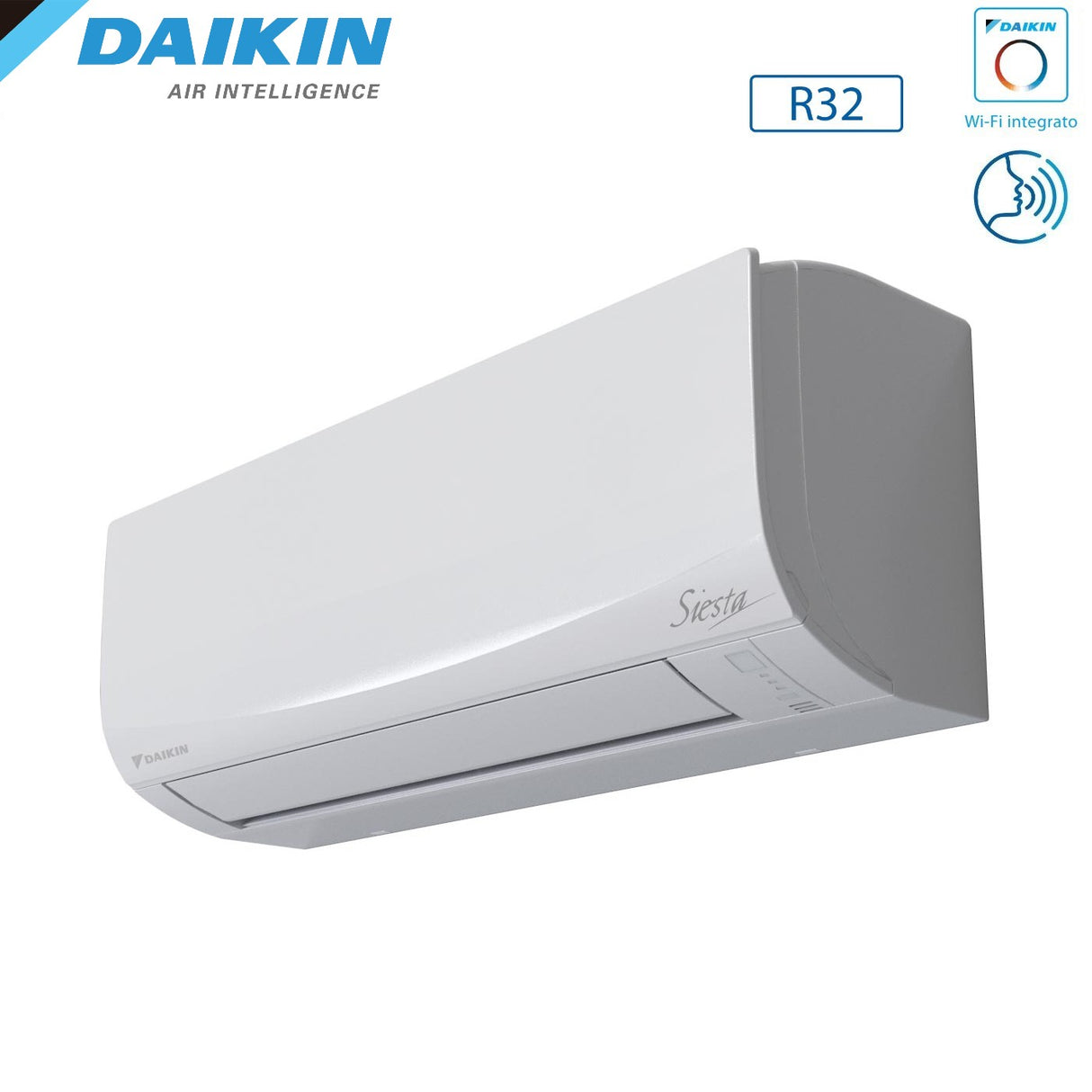 climatizzatore condizionatore daikin trial split inverter serie siesta 9_9_12 con 3amxf52a r 32 wi fi optional 9000_9000_12000