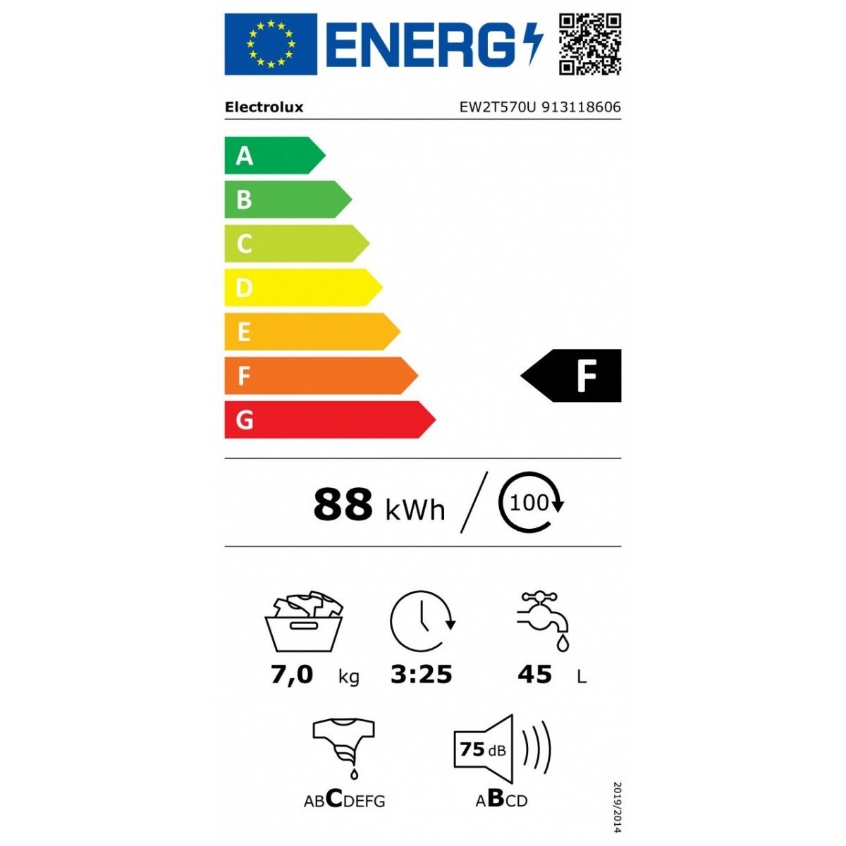 lavat alto ew2t570u 7kg a___ 60cm