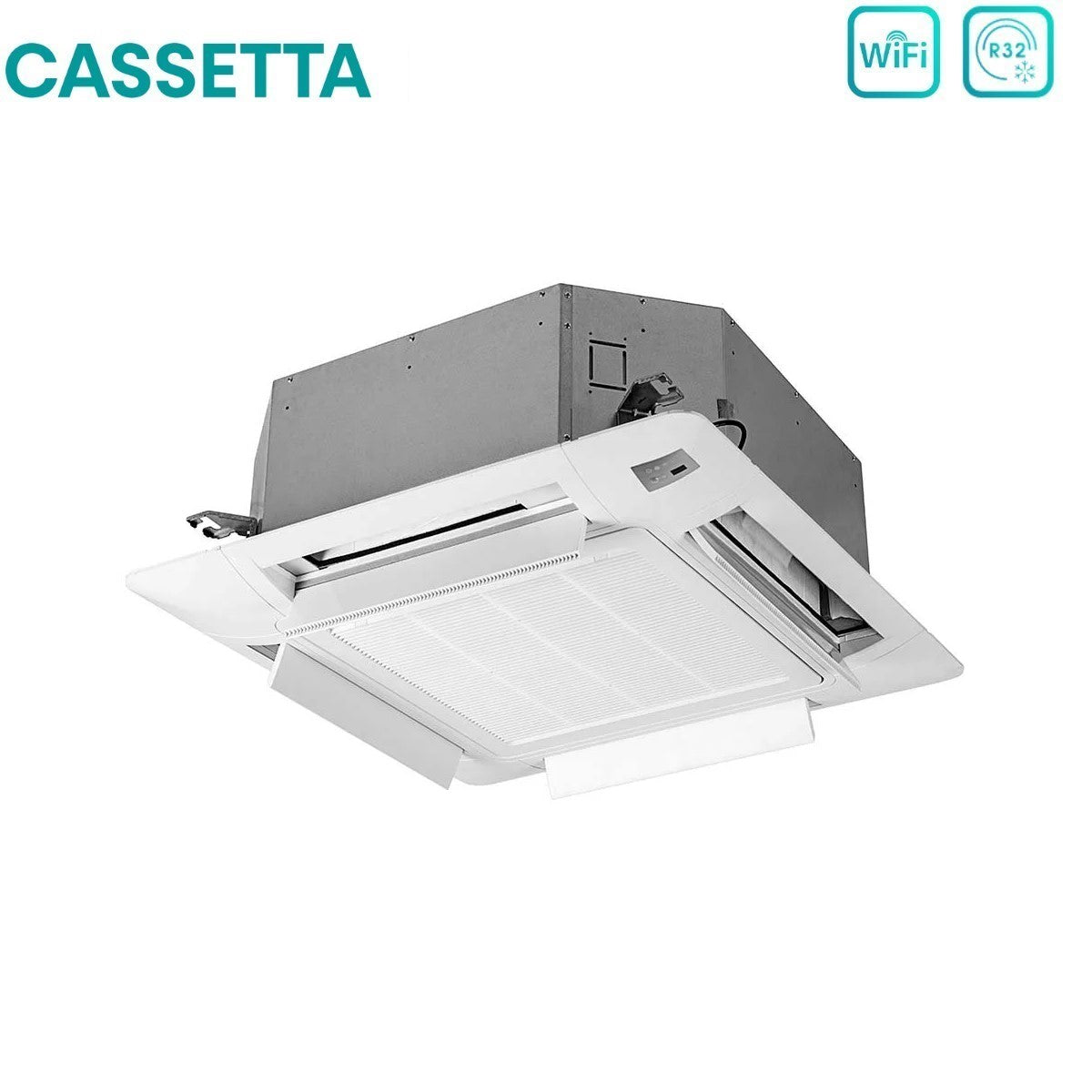 unita interna a cassetta hisense 12000 btu act35ur4rcc8 r 32 wi fi optional con telecomando e pannello incluso