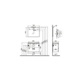 vitra mobile bagno sospeso vitra con lavabo colore antracite 80 cm