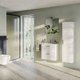 vitra mobile bagno sospeso vitra con lavabo colore bianco lucido 80 cm