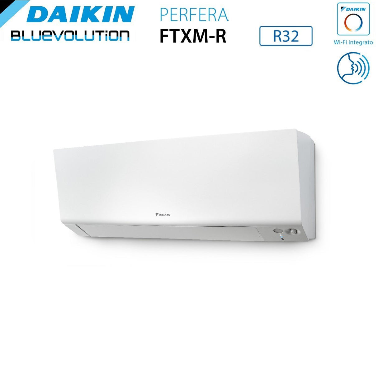 climatizzatore condizionatore daikin bluevolution dual split inverter serie ftxm r perfera wall 5+9 con 2mxm40a r 32 wi fi integrato 5000+9000 garanzia italiana