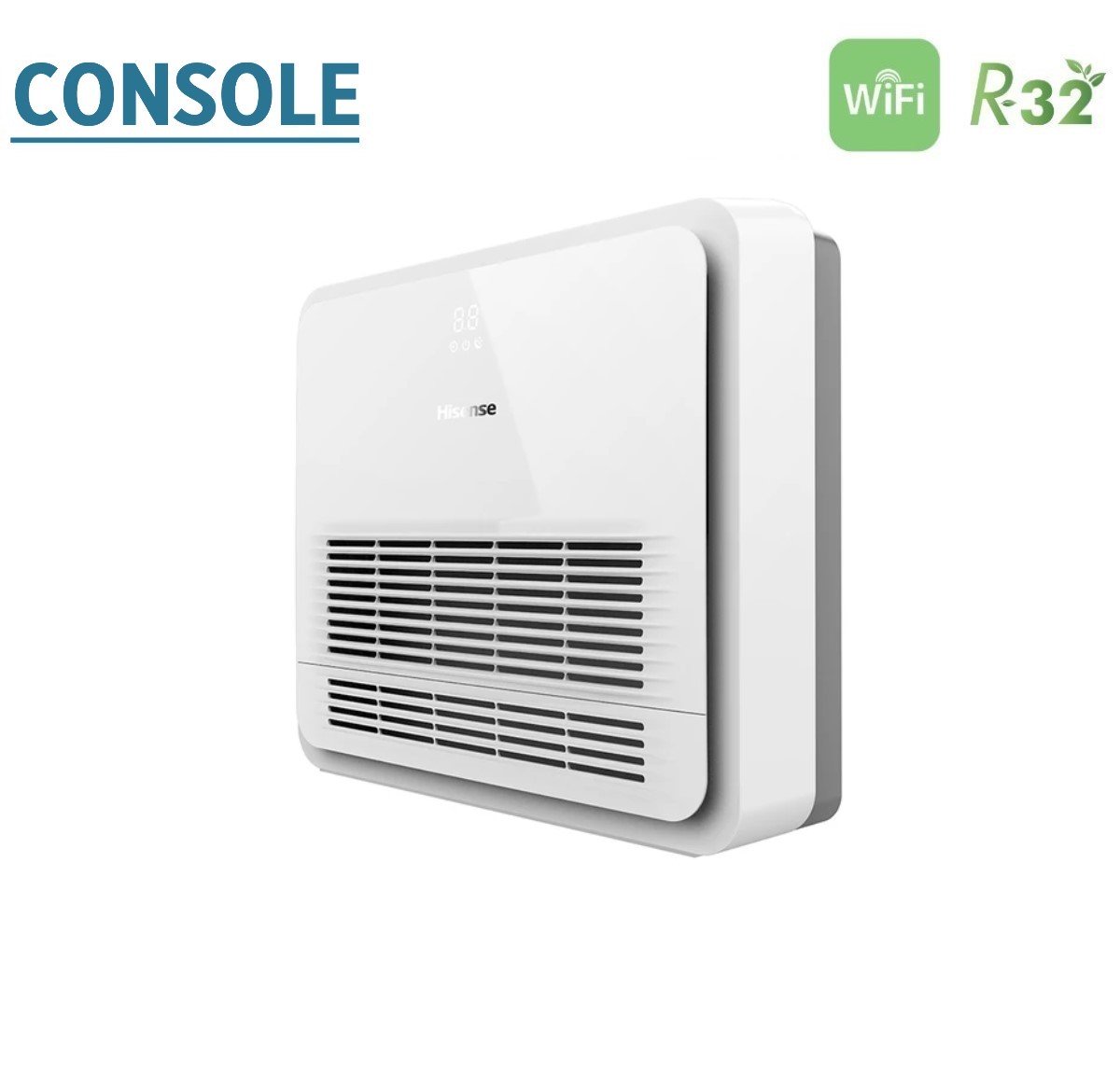 climatizzatore condizionatore hisense dual split console 9_9 con 2amw52u4rxc r 32 wi fi optional telecomando di serie incluso 9000_9000