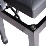 easycomfort easycomfort sgabello per pianoforte con vano contenitore e altezza regolabile nero ean 8055776913476