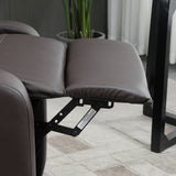 easycomfort easycomfort poltrona relax massaggiante con telecomando e 8 programmi reclinazione e poggiapiedi 68x88x98cm marrone