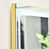 easycomfort easycomfort specchio da terra e da parete con luce led regolabile e telecomando 40x37x156 5cm