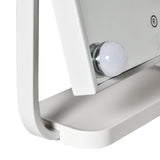 easycomfort easycomfort specchio trucco illuminato inclinabile con 12 luci led e luminosita regolabile 32 8lx11x47 4cm
