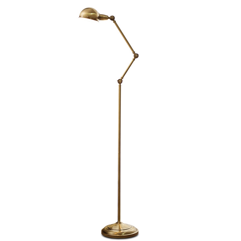 Vintage Brass Floor Lamp