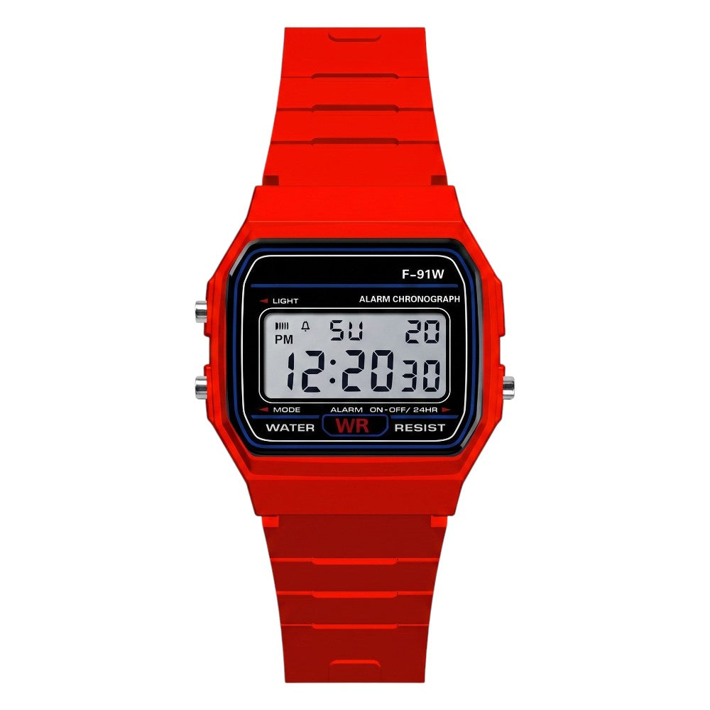 Montre Led Rouge Vintage Pour Homme