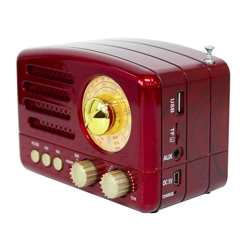 Vintage Red Radio