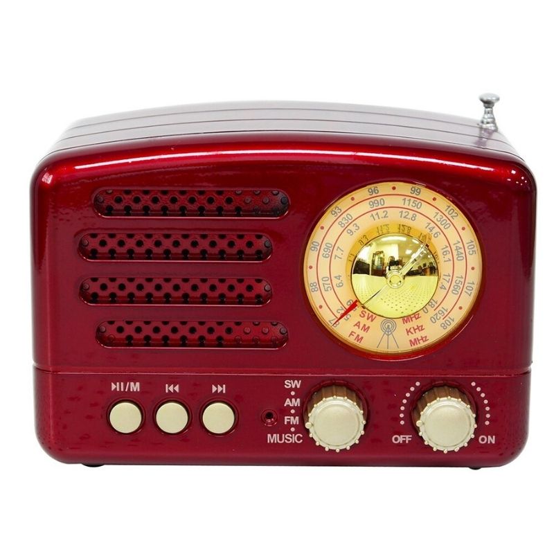 Vintage Red Radio