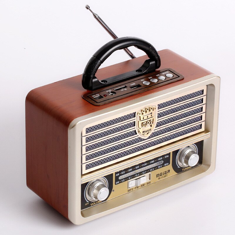 Vintage Wooden Radio