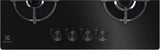 Electrolux 600 Series EGG64272K 4-Flammen-Gaskochfeld (L59xT52), schwarzes Glas