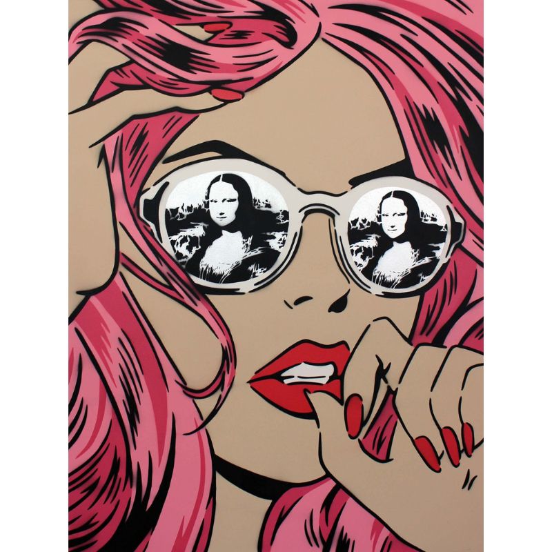 Vintage Pop Art Painting