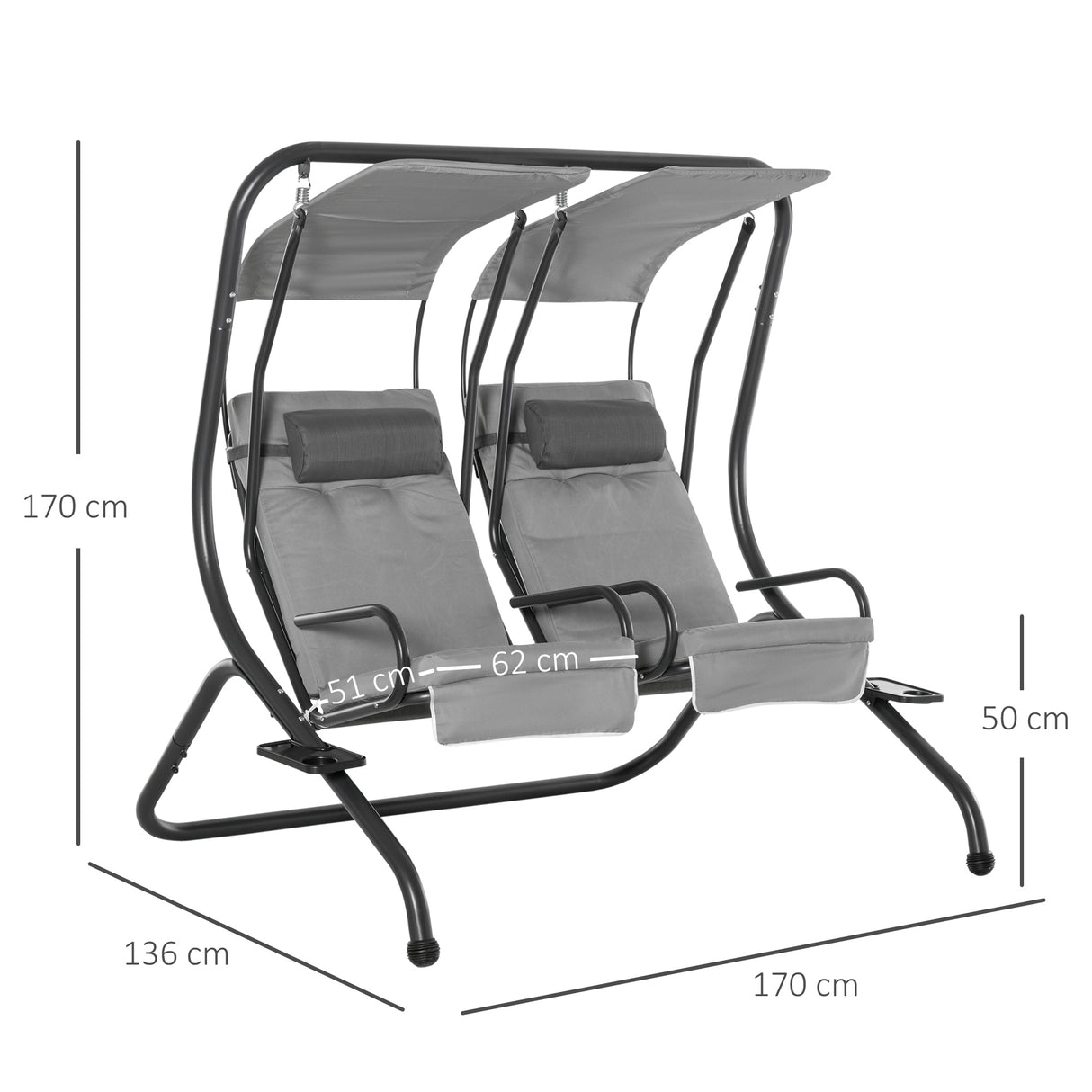 immagine-3-easycomfort-easycomfort-dondolo-da-giardino-con-2-sedute-separate-e-tetto-parasole-grigio